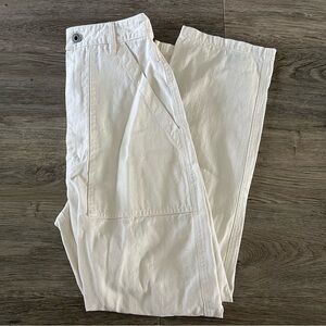 P&Co utility pants in cream/off-white